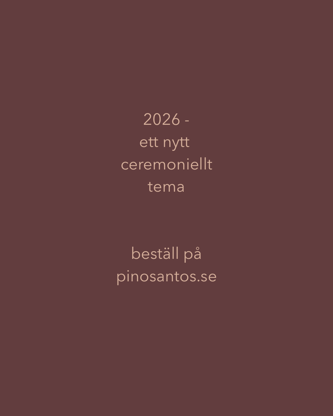 Pino santo's adventskalender 2026